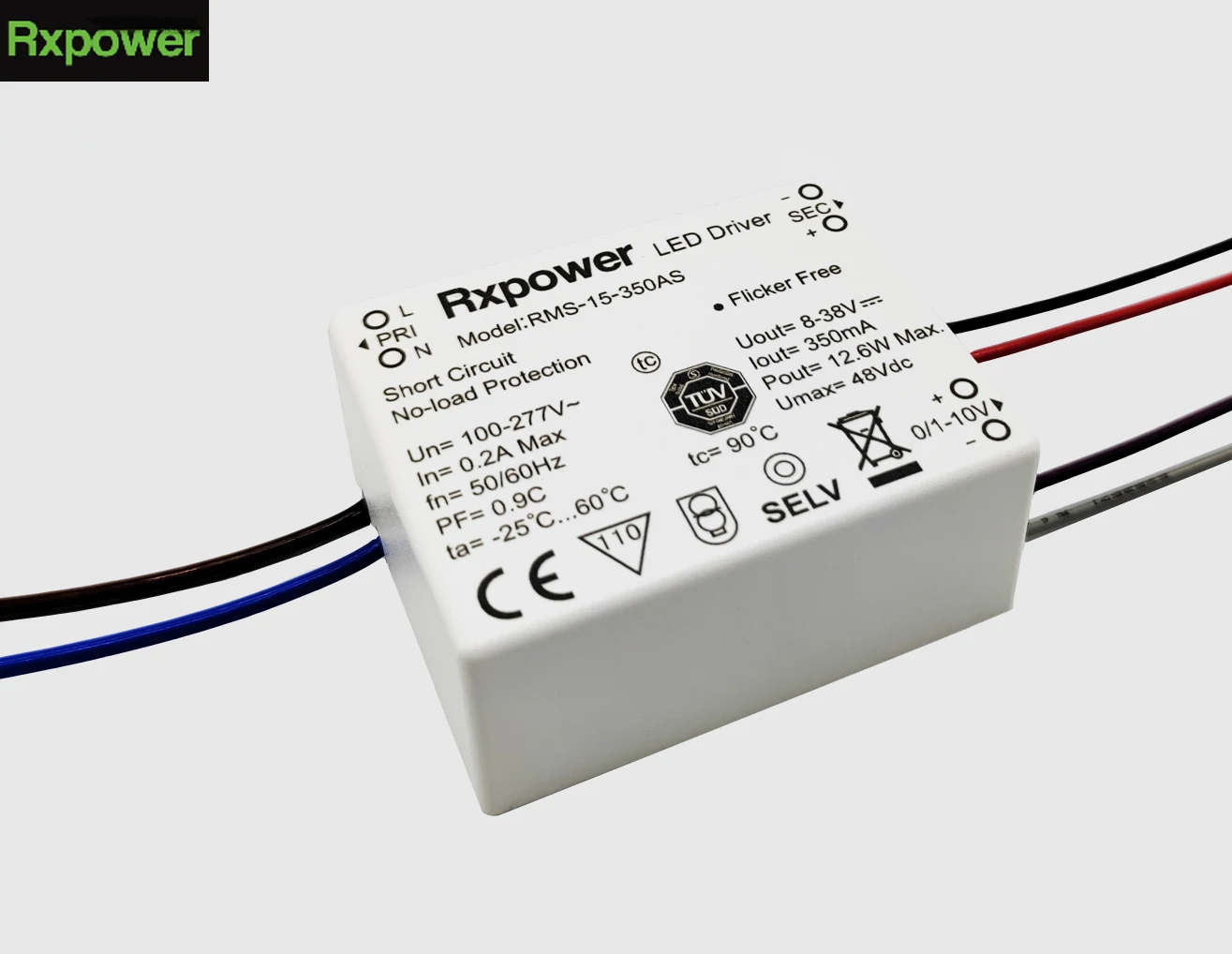 Rxpower Weisen Led Driver Constant current adjustable LED driver 15W 150mA 200mA 250MA 300mA 350MA