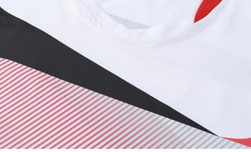 Custom printed men badminton clothing dry fast tennis wear polo shirt plus size padel wear sports apparel