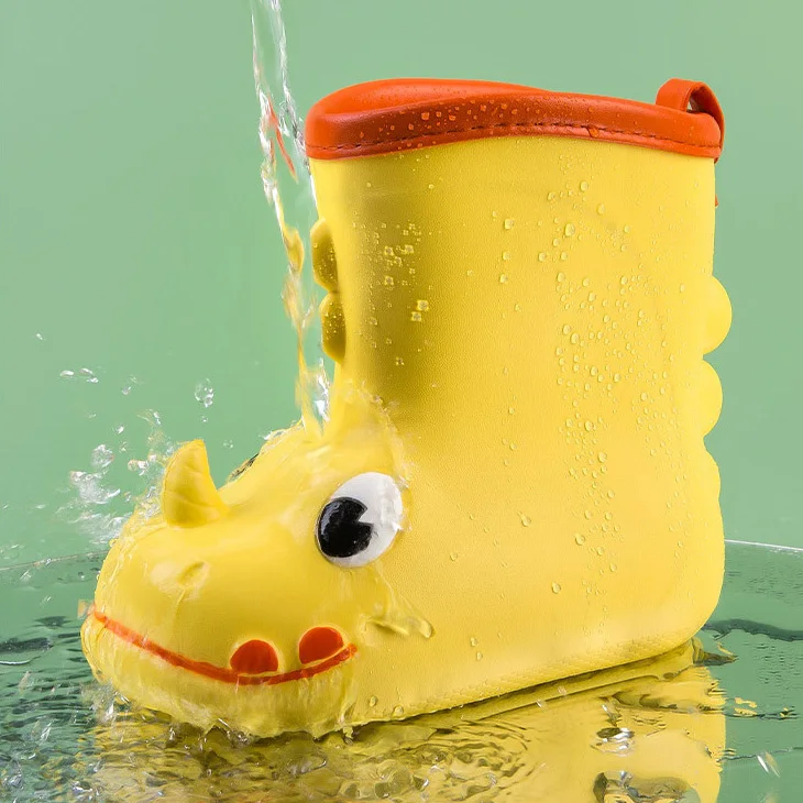 Kids Rain Boots for Children Lightweight EVA Foaming TODDLER FOOTWEAR Waterproof Cute Animals Boys Girl