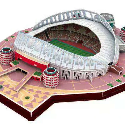 Новые горячие продажи 3D стадион бумаги головоломки для детей