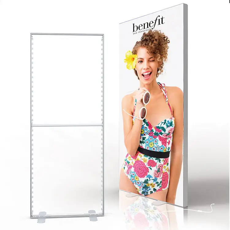 Wholesale Direct Sales Aluminum Profile Ultra Slim Poster Banner Display Backlit LED Light Box Sign For Advertising