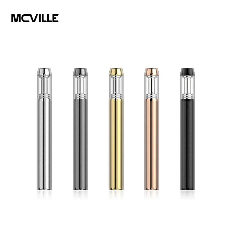 
Low MOQ 10 Pieces 510 Gold Vape Pen Battery 510 Thread Vape Pen Kits 1.3ohm Ceramic Coil Vape Pen 22 