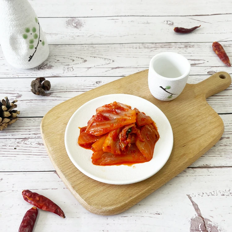 Top Quality Fresh Natural Organic Red Korea  Cabbage Pickles Spicy Korean Kimchi From Gaishi
