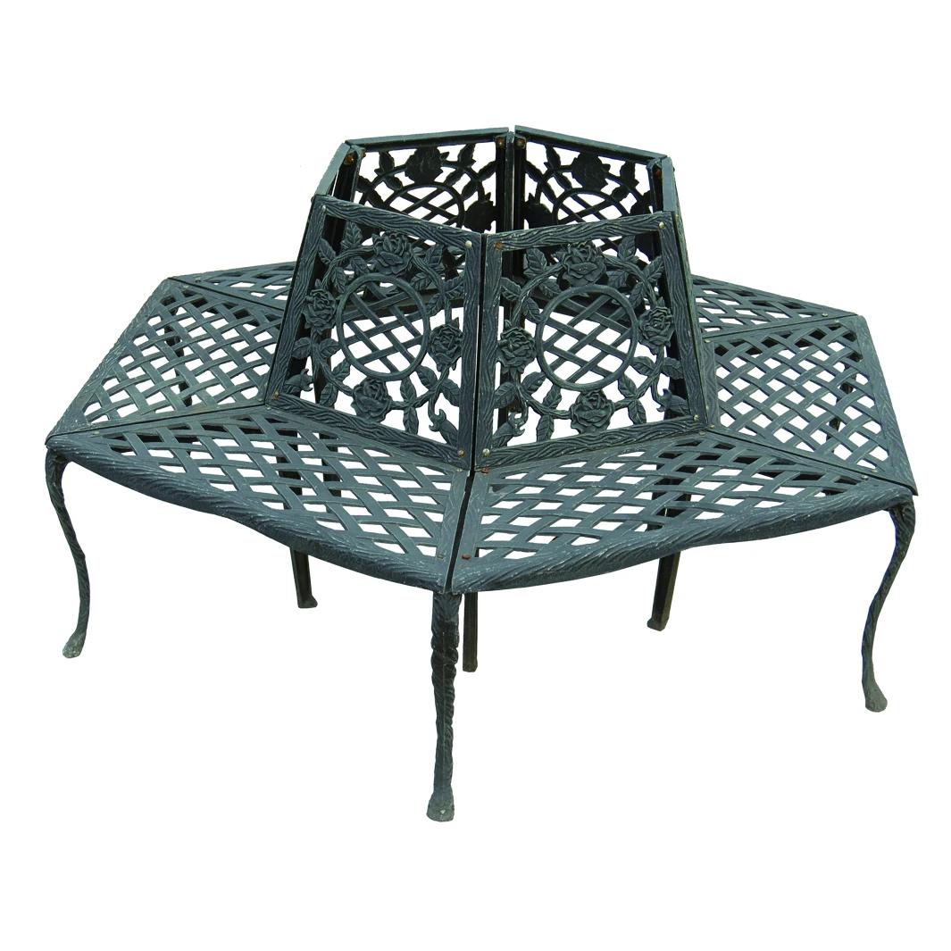 Cast Iron Garden Round Bench