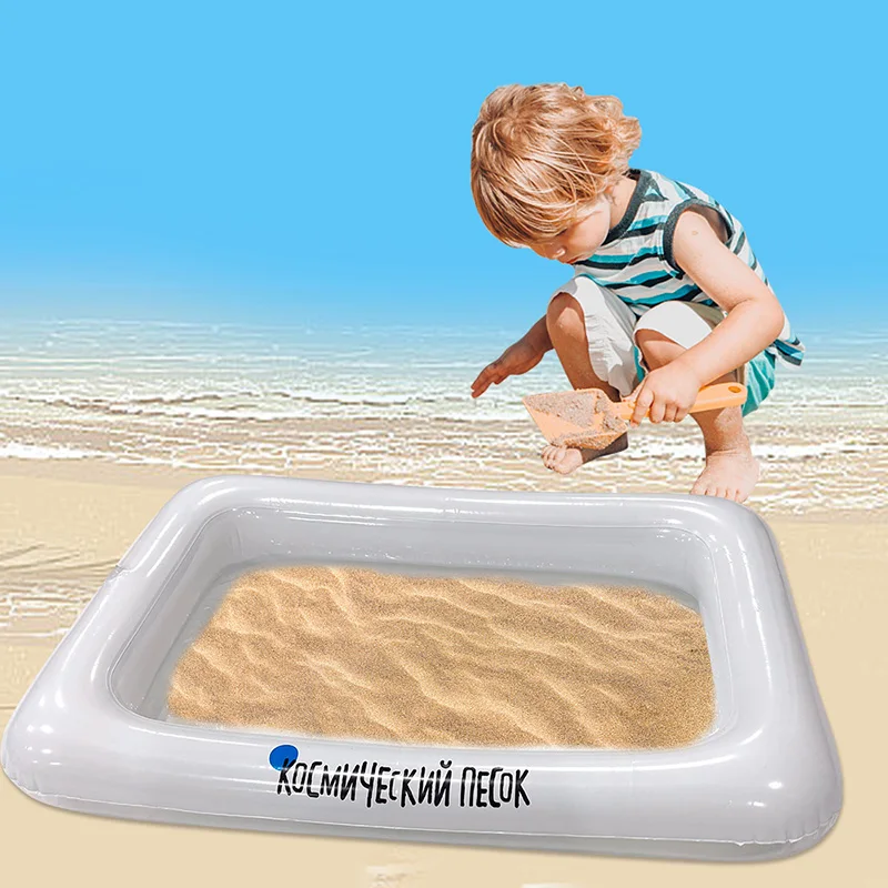 Sand Activities Portable Play Toy Children Sand Play Table Toys Inflatable Sand Tray