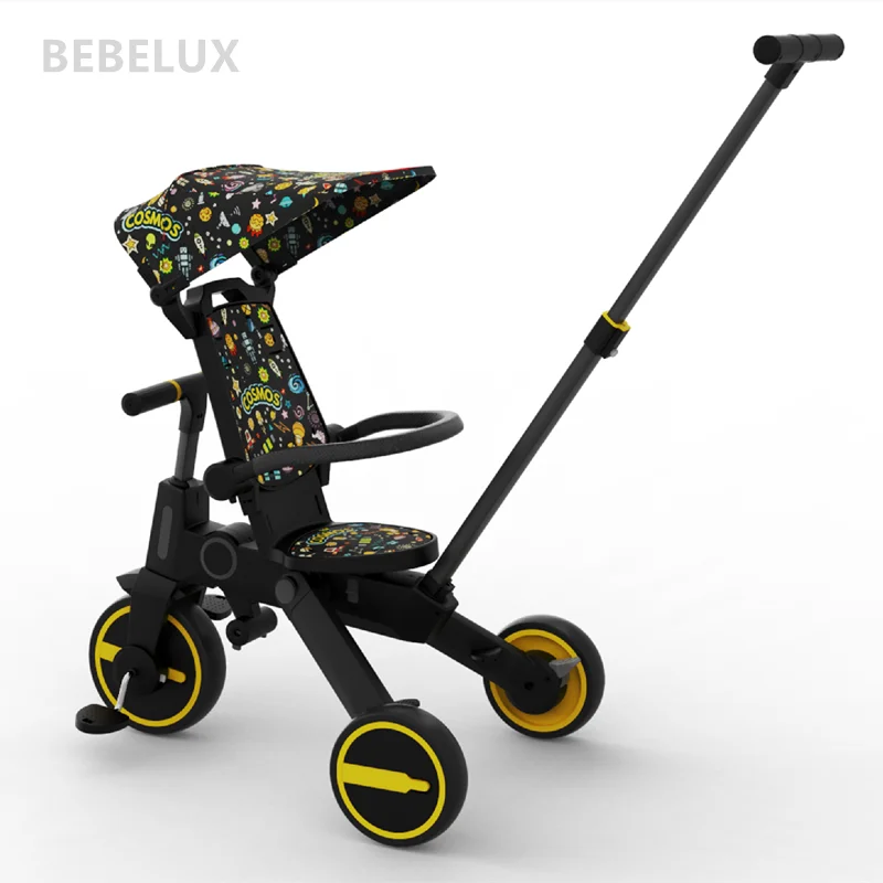 BEBELUX lower price kids push along trike for children / 4 in 1 baby tricycle for toddler / tricycle kid bike with best quality