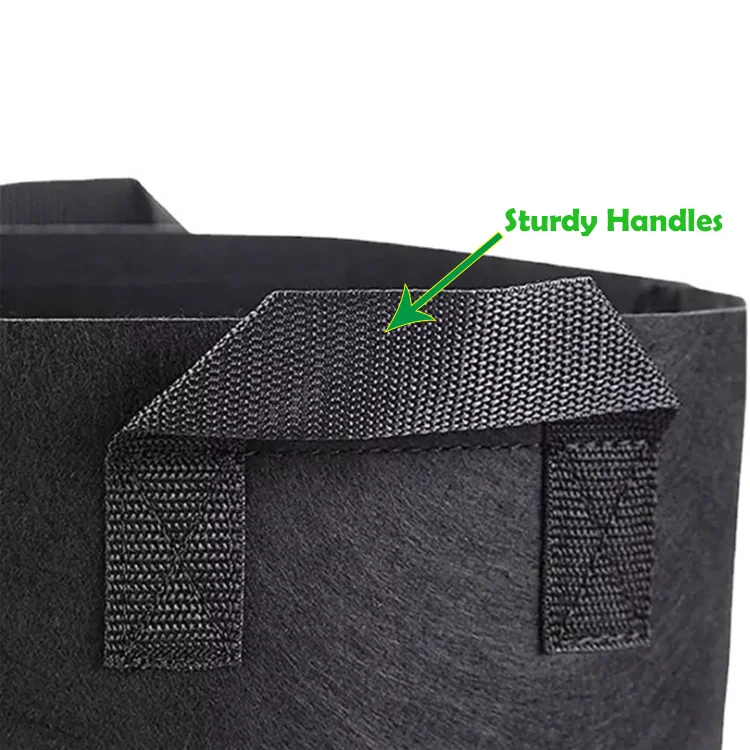 1/3/5/10/25/100 галлонов или изготовленные на заказ пакеты для выращивания растений из войлочной ткани