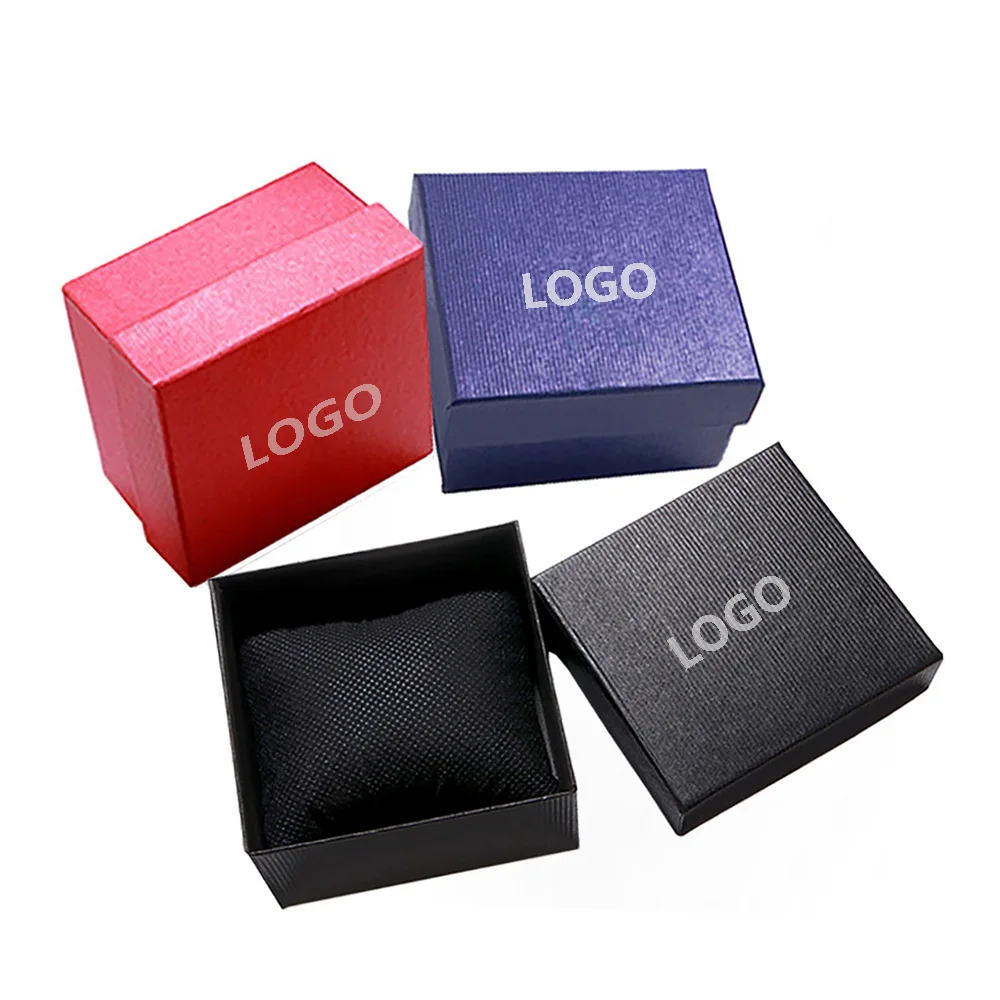 Wholesale Custom Logo Cardboard Watch Box Cheap Storage Case for Jewelry Set and Gift Watches Made of Paper Crocodile pattern