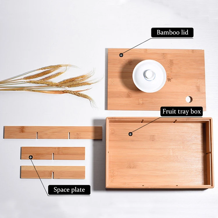 
Custom Logo Dry Fruit 6 Comportment Tray For The Wedding With Lid 