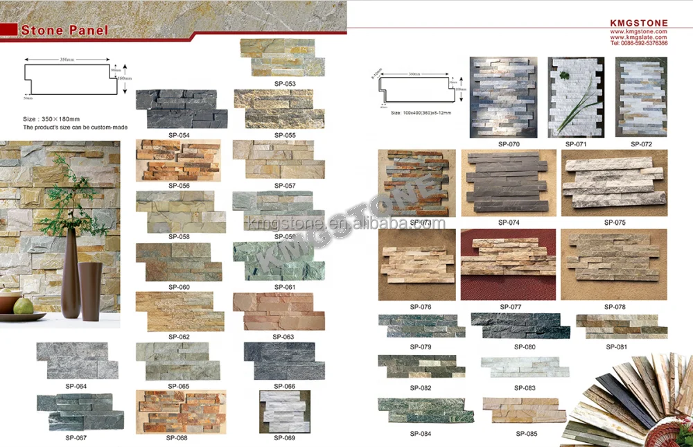 Modern Design Beige Slate Natural Stone Veneer Tile Cut-to-Size with Unique Split Surface Finishing for Villa Applications