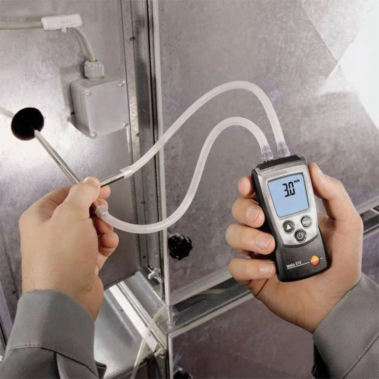 
High Quality Handheld Testo 510 Differential Pressure Gauges Pressure Measuring Instrument 