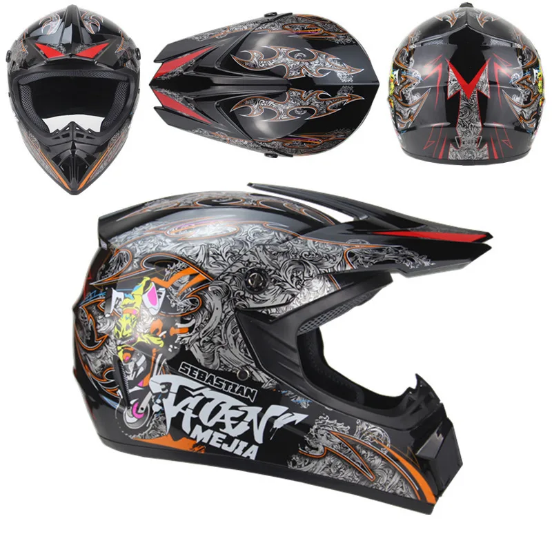 SUBO Wholesale Adult Full Face Helmet Comfortable Safety motorcycle Off-road motocross downhill Helmets