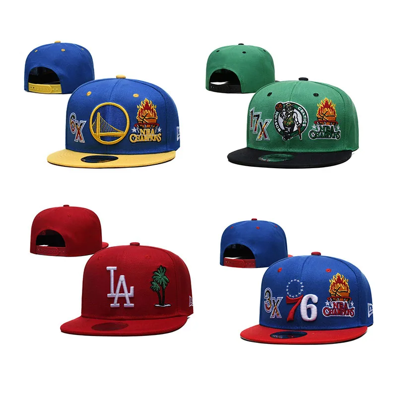 In stock new er custom 3D embroidery team caps American football basketball baseball snapback hats