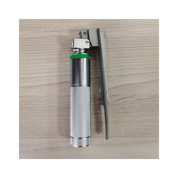 ANSHIDA Hot Sale Stainless Steel Laryngoscope Animal LED Fiber Optic Anesthesia Laryngoscope Veterinary Laryngoscope