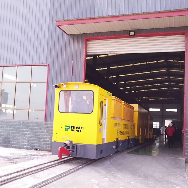 TimesPower Customized mining battery traction locomotive narrow gauge  locomotive for TBM Project