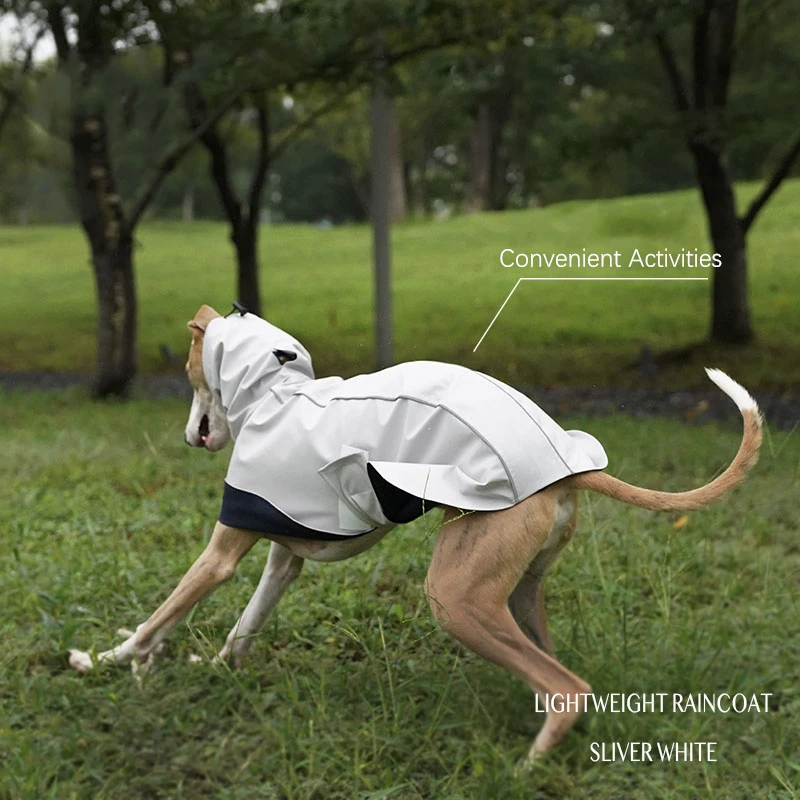 Customized High Quality Classic Dog Raincoats Waterproof Slicker Lightweight Breathable Dog Rain Poncho Jacket For Large Dogs