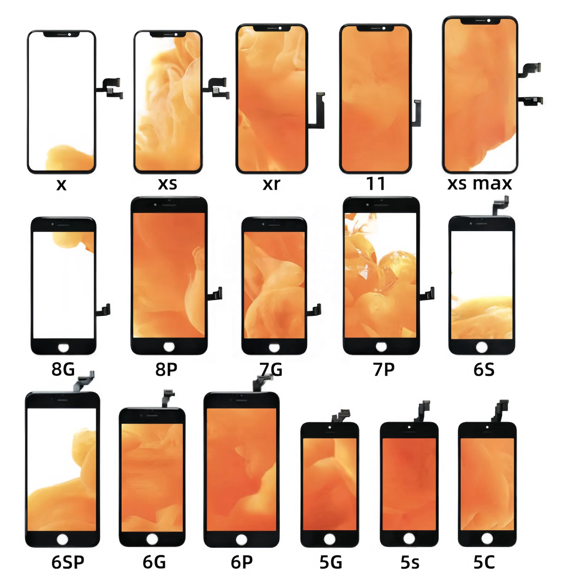 Factory Wholesale phone parts  Icd screen replacement original OLED display for iPhone 8 Mobile phone screen