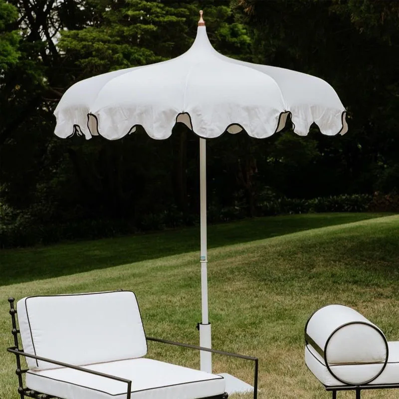 New Outdoor Vintage Pagoda Large Outdoor Umbrella Big Size Sun Patio Parasol for Garden Beach Restaurant Poolside Resort Club