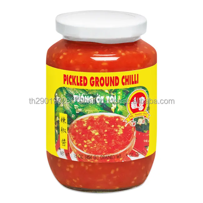 Mr. Number One Brand Hot Sale High Quality Pickled Ground Chilli Tuong Ot Toi Net Weight 454 G Product Wholesale
