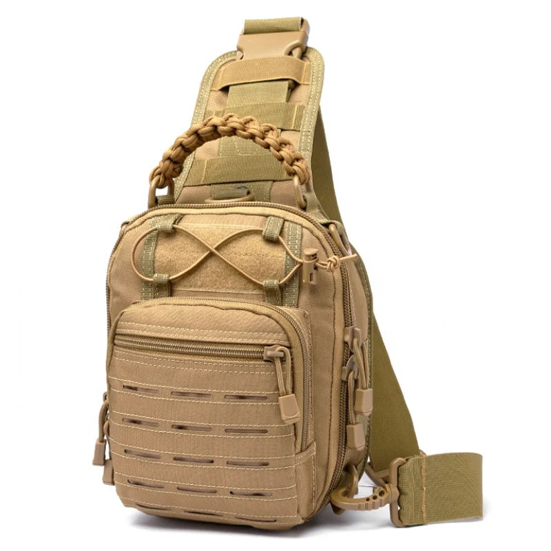 Outdoor Heavy Duty Tactical Softback Chest Bag High Quality Waterproof Crossbody Shoulder Zipper Polyester Daily Use Travel