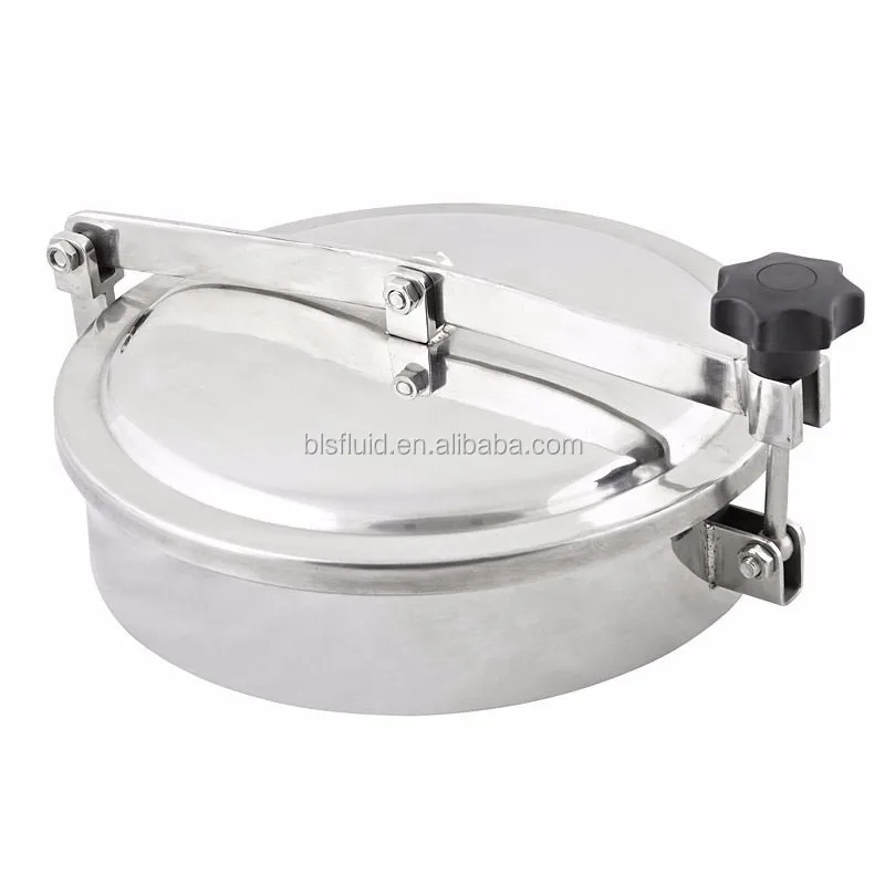 BLS stainless steel 500mm stainless steel round manhole cover for tank
