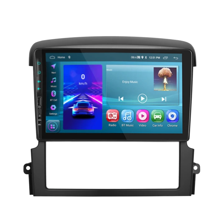 9' 2+32G Android 12 Car Radio Car Stereo Frame For Kia Sorento 2004-2008 CarPlay Android Auto GPS WiFi BT FM/RDS