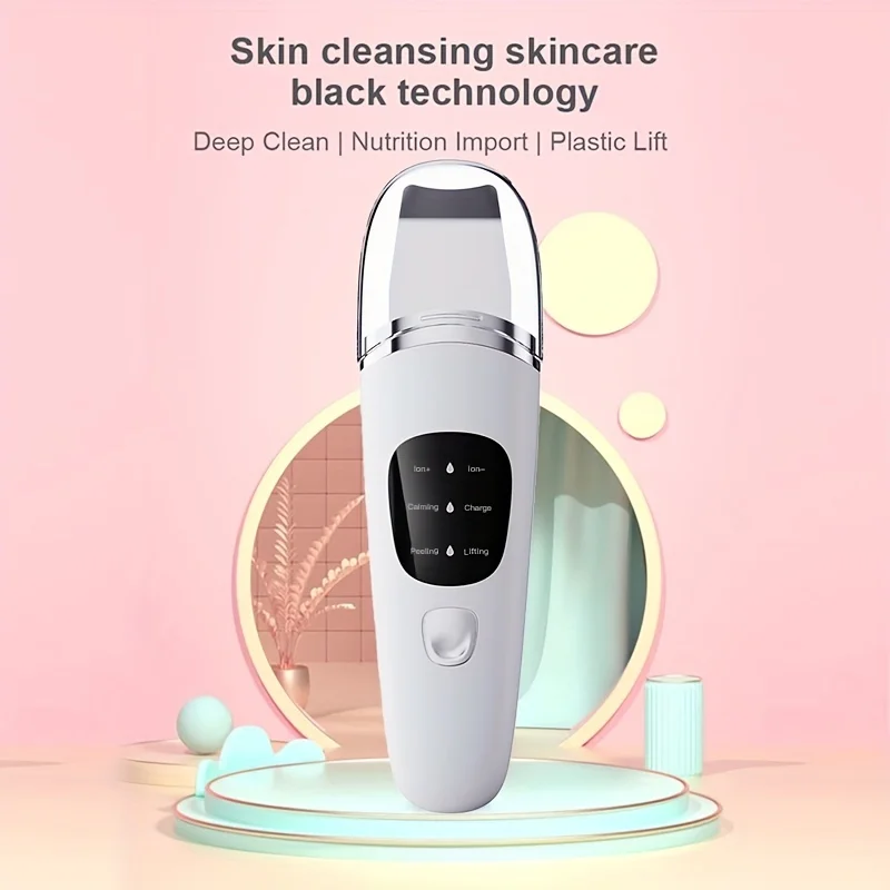 Professional Ultrasonic Skin Scrubber For Face