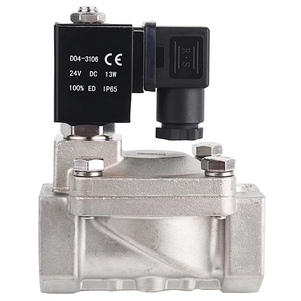 Wholesale Prices Micro Mini Stainless Steel Valve Solenoid Valve 24V Braking Car Accessories Two Way Solenoid Valve