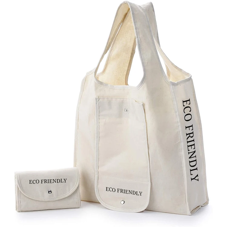 Custom Eco Friendly Recycled High Quality Cotton Canvas Shopping Tote Bag With Custom Printed Logo, Large Cotton Bag