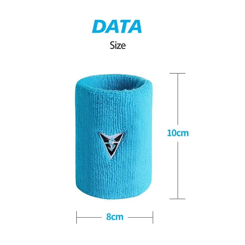 Latest Design Compression Wrist Sleeve Customize Elastic Fiber Wrist Brace for Men Women Quick Dry Sweatbands Support