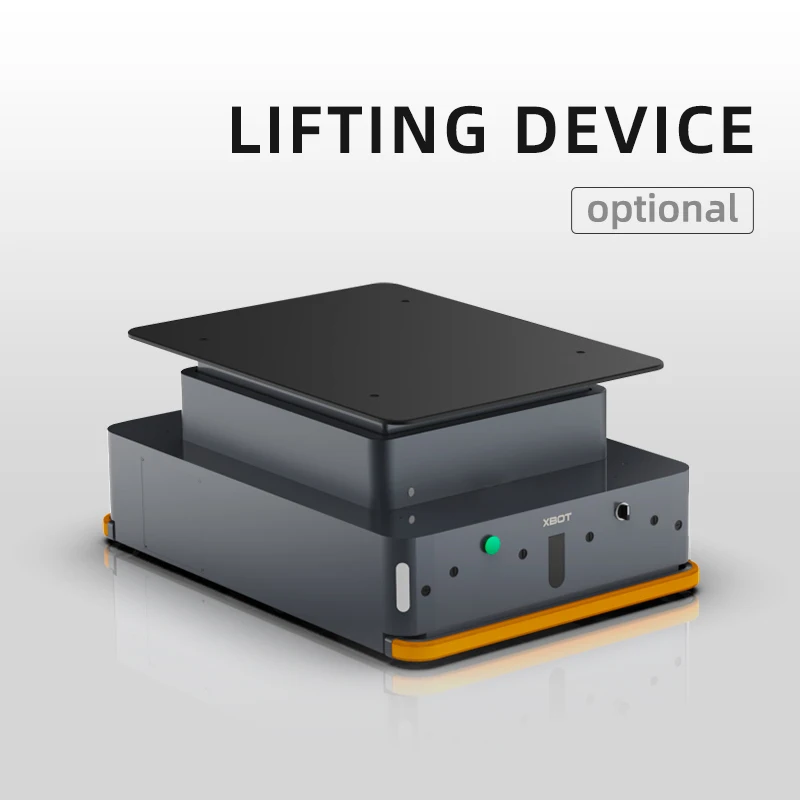 Enhanced Jack up Agv300KG Designated Stop Call Intelligent Navigation Handling Trolley Automatic Transportation Robot Chassis