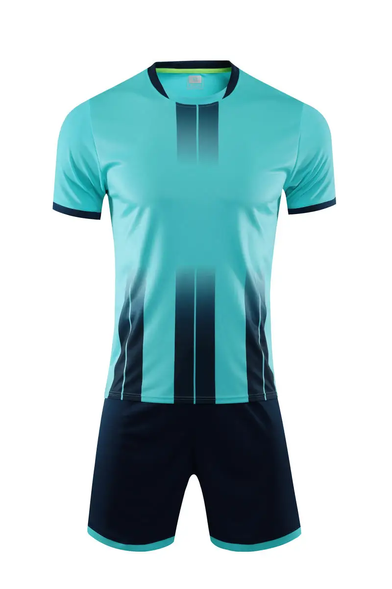 Factory Custom Heat Transfer Printing Wears Quick Dry Uniforms Shirts Sportswear Set Team Training Football Wear Soccer Jerseys