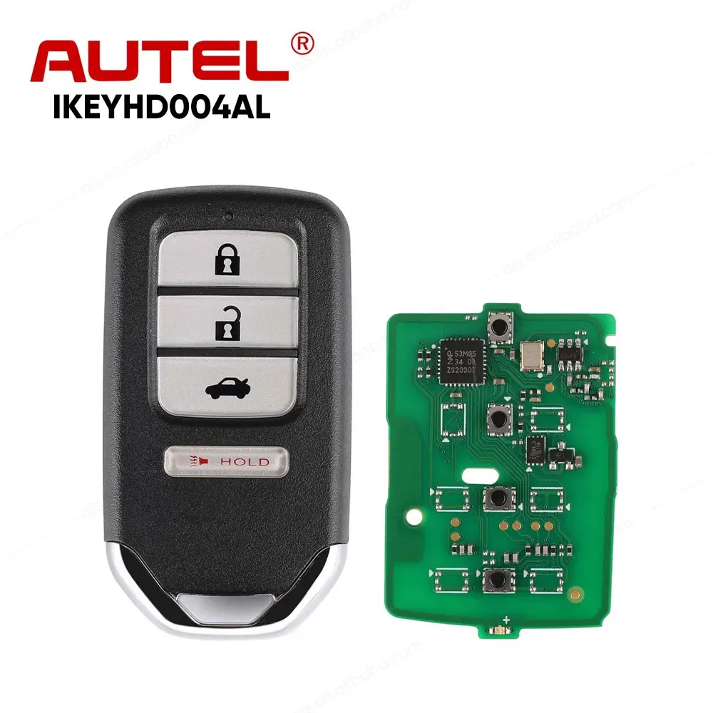 Autel IKEYHD004AL 4 кнопки смарт-ключ для Honda используется с Altra программист автомобильных ключей сканер OBD2 KM100 IM508S IM608 PRO
