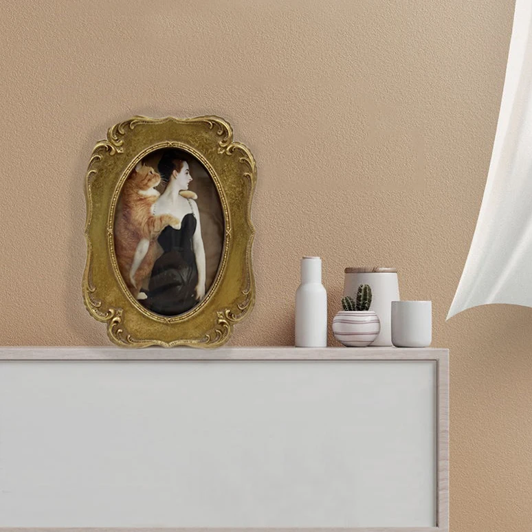 Custom Hot Selling High Quality Vintage Baroque Style Resin Photo Frame