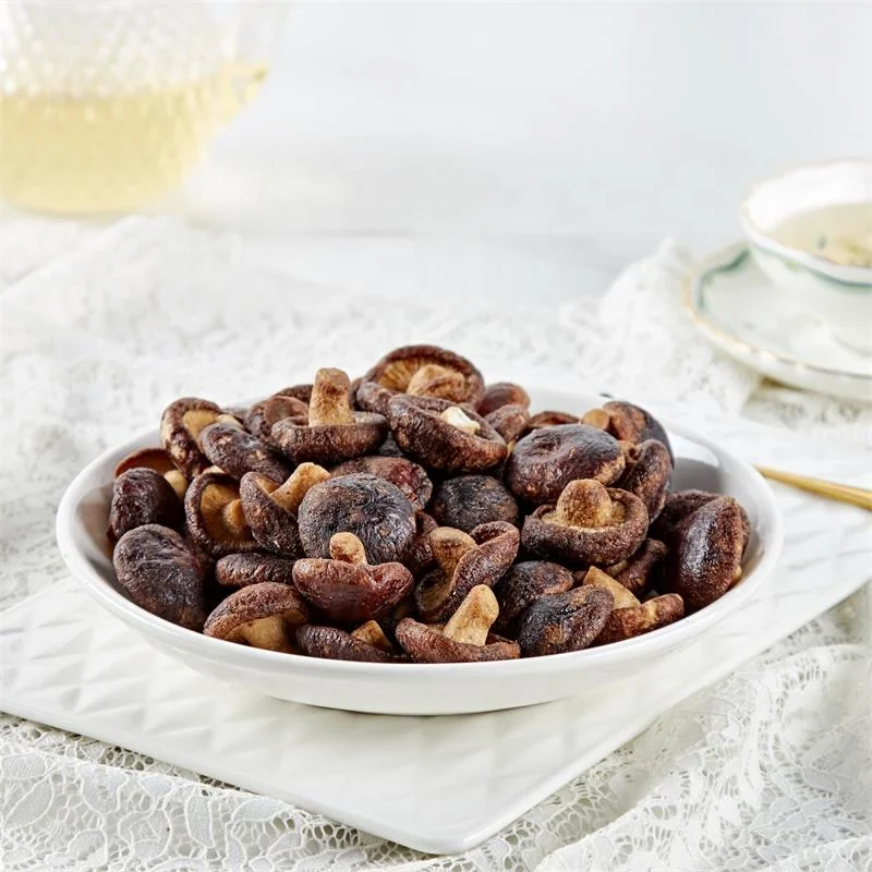Dried Shii-takeMushroom dry Vegetables and Fruits Chips Crispy  halal snacks food wholesale
