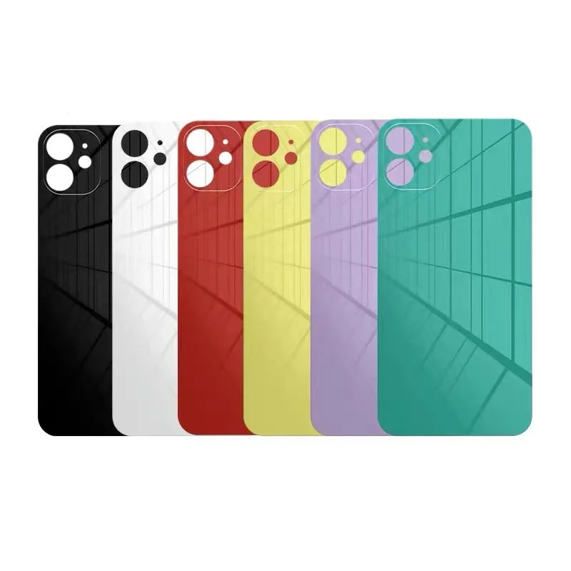 Oem для iphone задней панели запасная часть с логотипом 13/12/11/pro/max/xs max/xr/xs/x задняя крышка из закаленного