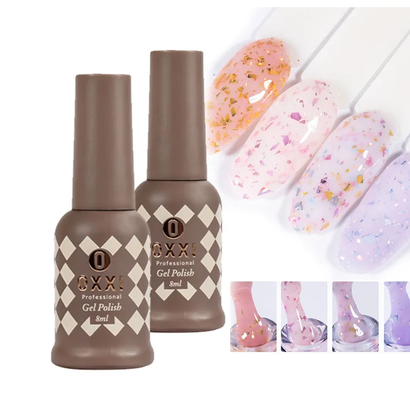 OXXI Private Label 15ml Soak Off Uv Gel Nail Polish Custom Color Long Lasting Esmalte Permanentes Gel Nail Polish