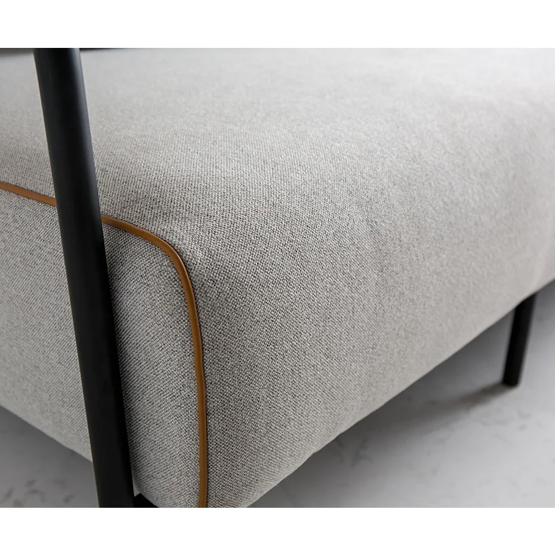 
Solid Wood Inner Frame New Popular Fabric Tube Sofa Bed Studio Couch 