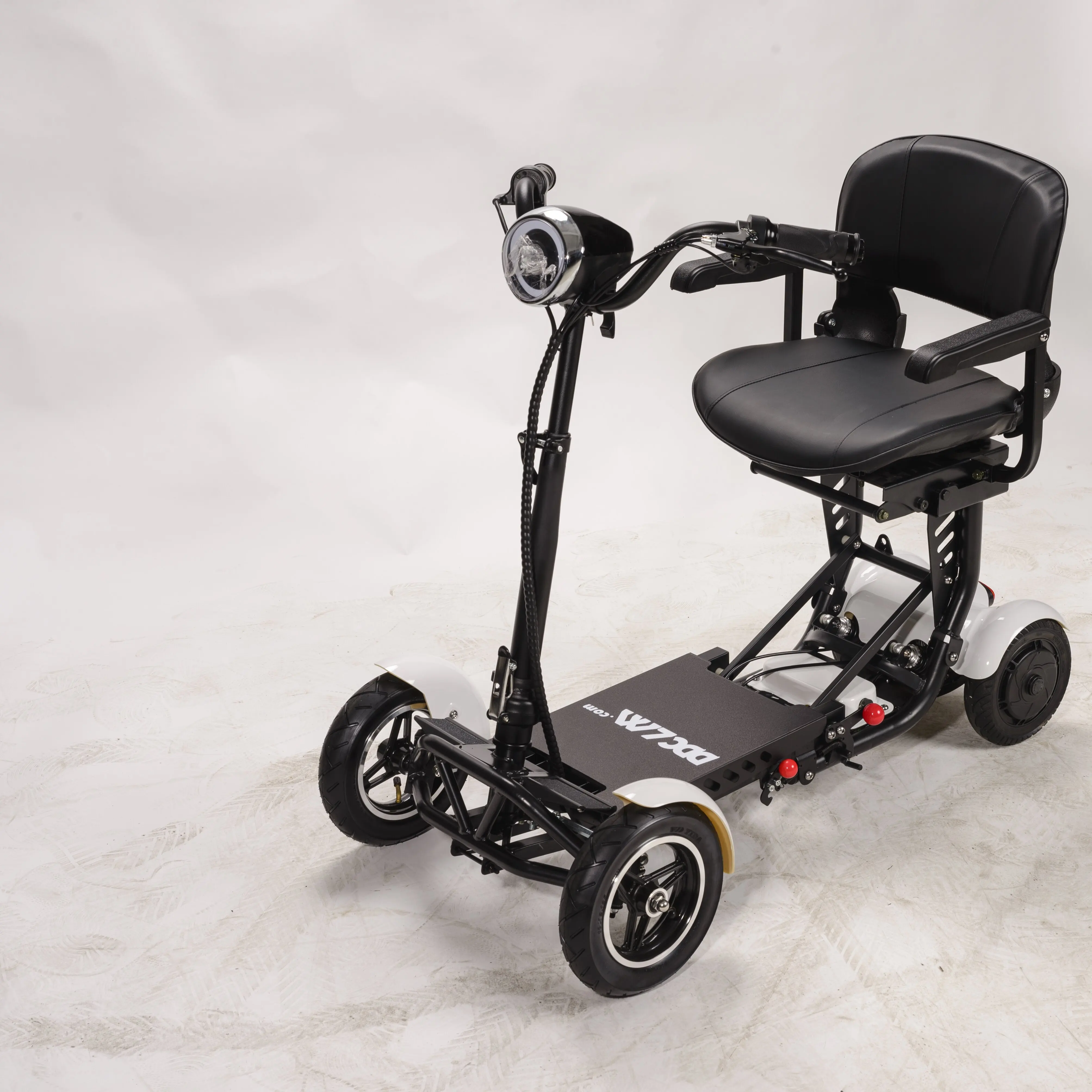 Stable steel frame adjustable handles and grips foldable fat tire electric bike