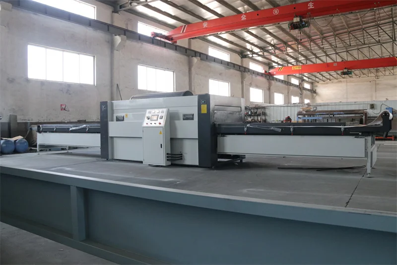 QDLW pvc foil vacuum membrane press laminate machine for paper veneer plastic door cabinet for woodworking