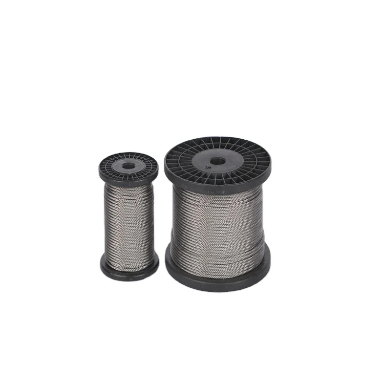 1X19 304 316 1.5mm Operating Stainless Steel Wire Rope