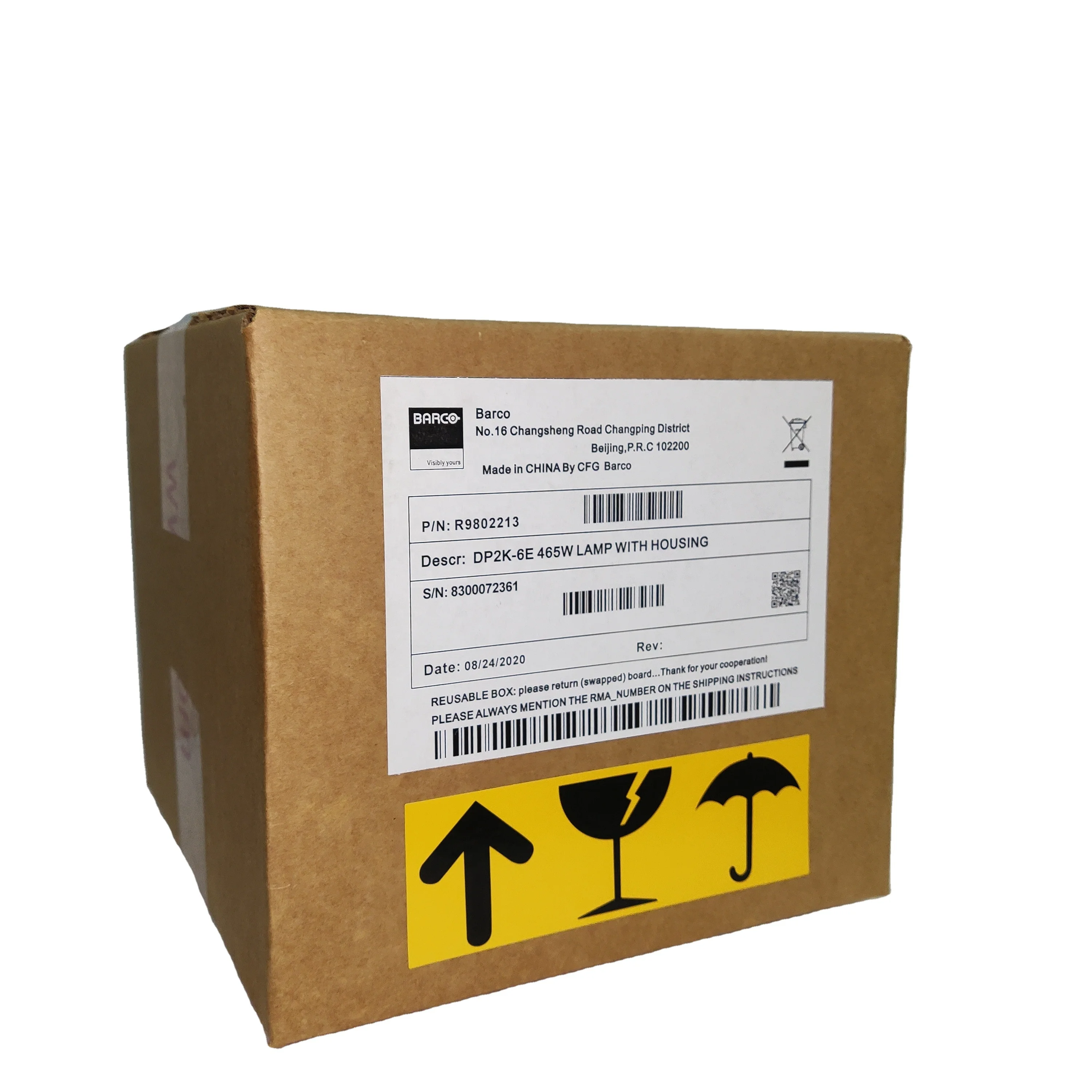 Original projector lamp NSHA465CT R9802213 for Barco DP2K