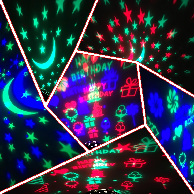  Звездный 3d Ночной светильник 10 Вт RGB светодиодный светильник/звездный проектор/световой проектор прожектор ночное