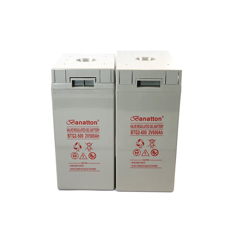 High Grade Super Capacitor Battery Gel Battery 2V 600Ah