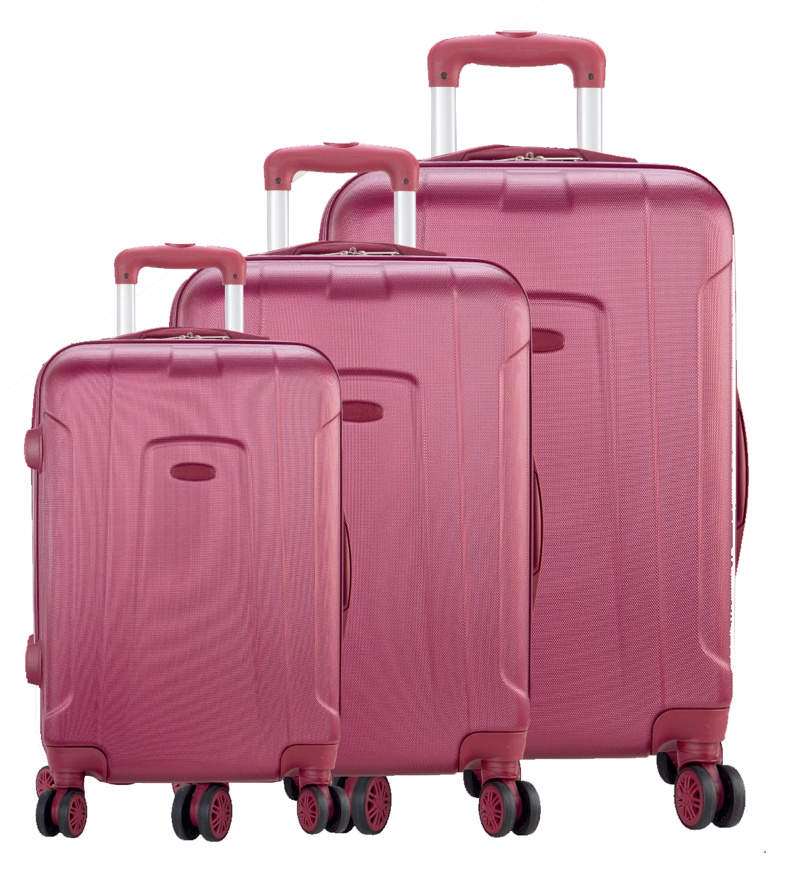 Лучший розовый чемодан на колесиках с подкладкой 210D на заказ