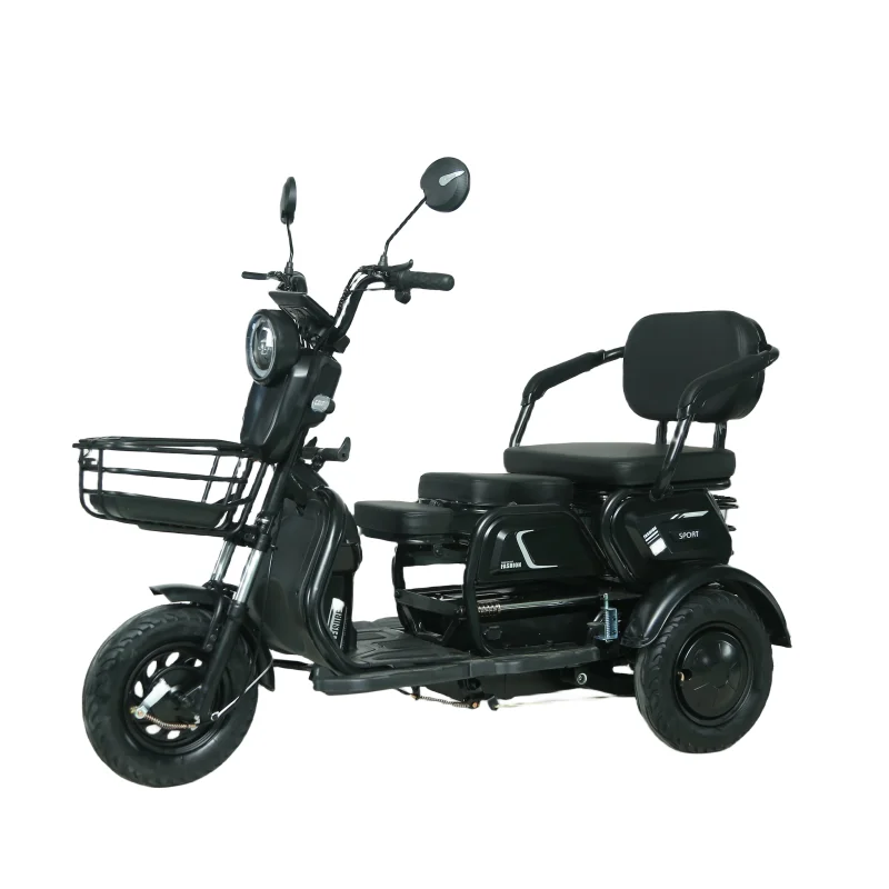 2024 HIGYM GUM-4 high quality mobility 1000W 60V  China Manufacturer Battery Powered 3 Wheels Passenger Electric Tricycle