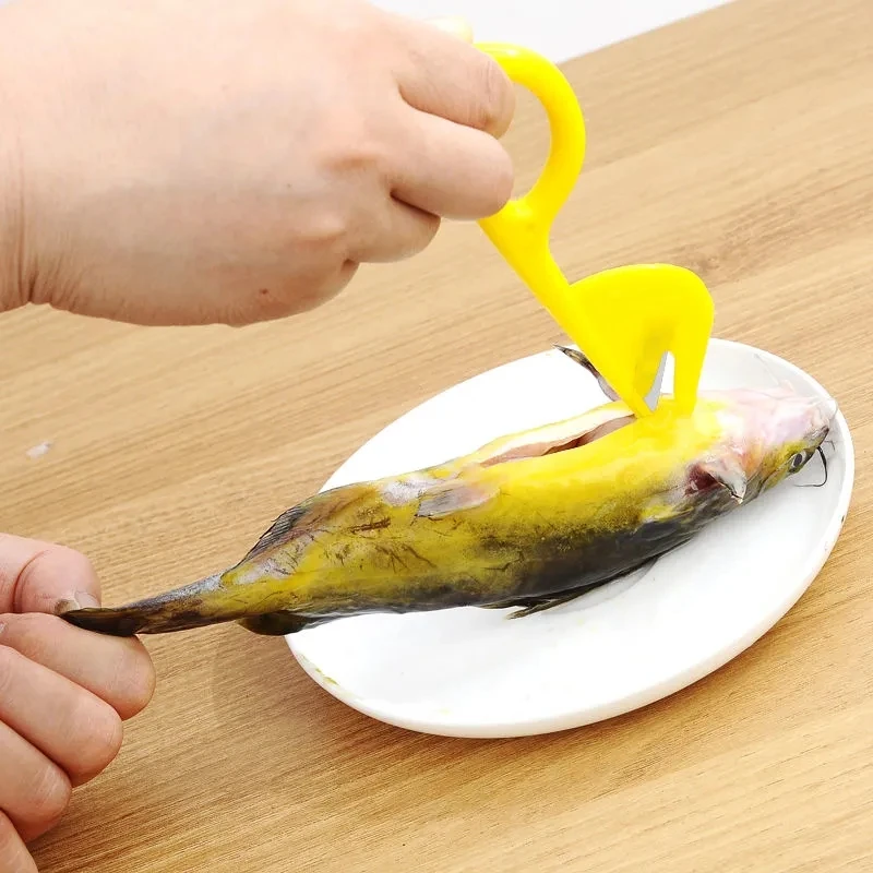 Household convenient eel cod trout dissector plastic stainless steel fish knife