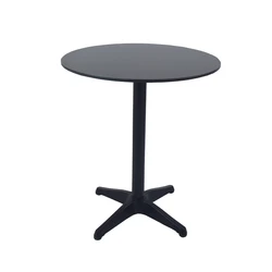 Foshan Wholesale Outdoor Aluminum Square Coffee Dining Tables Modern Patio Metal Restaurant Round Table