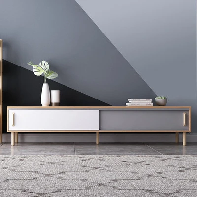 
Factory sales modern Nordic solid wood cabinet tv stand modern tv stand wooden living room tv stand 