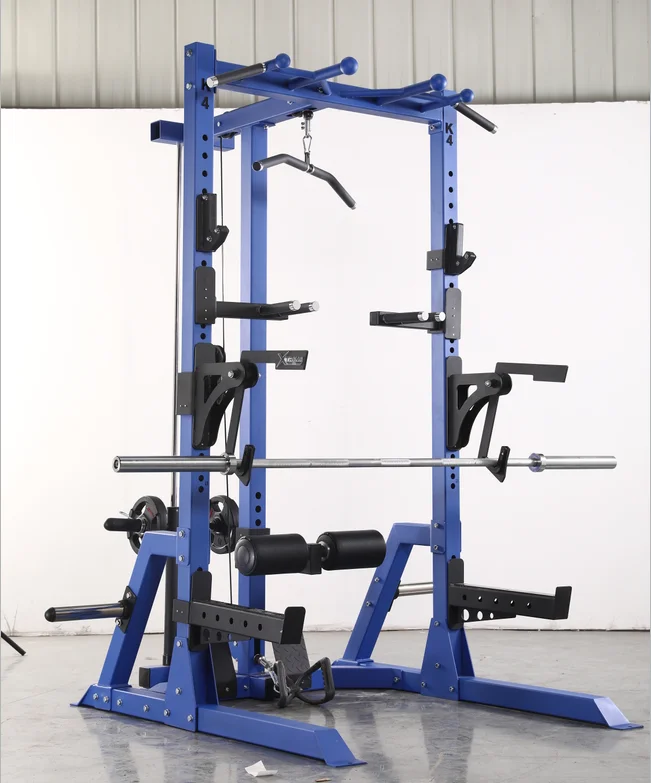 Huiti fitnesss Multi Functional Trainer gym and home machine Power Rack lat pulldown and low row machine